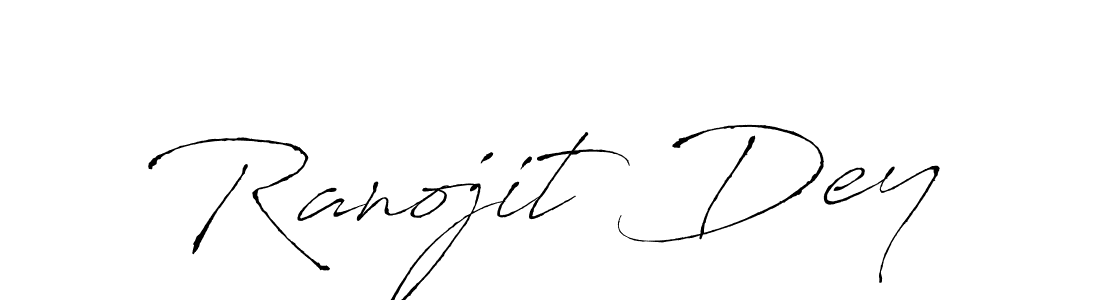 Design your own signature with our free online signature maker. With this signature software, you can create a handwritten (Antro_Vectra) signature for name Ranojit Dey. Ranojit Dey signature style 6 images and pictures png