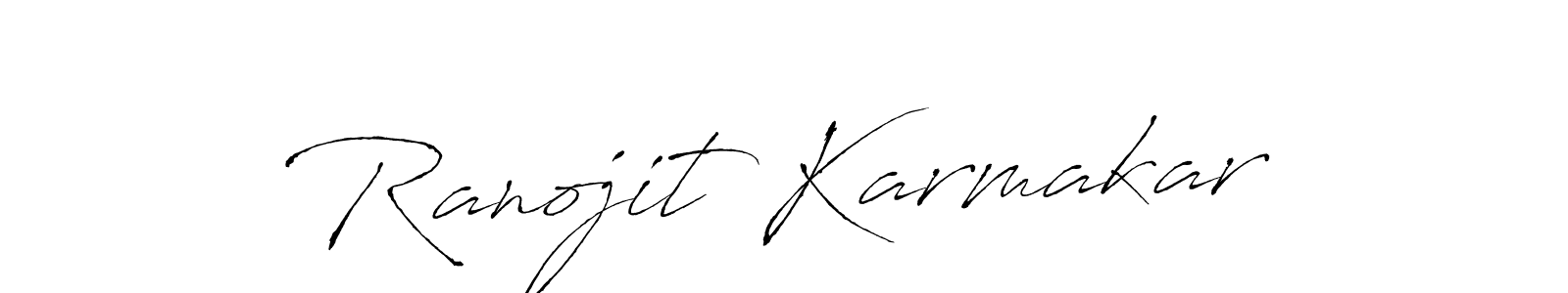 Similarly Antro_Vectra is the best handwritten signature design. Signature creator online .You can use it as an online autograph creator for name Ranojit Karmakar. Ranojit Karmakar signature style 6 images and pictures png