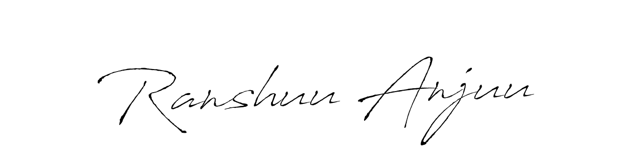 You should practise on your own different ways (Antro_Vectra) to write your name (Ranshuu Anjuu) in signature. don't let someone else do it for you. Ranshuu Anjuu signature style 6 images and pictures png