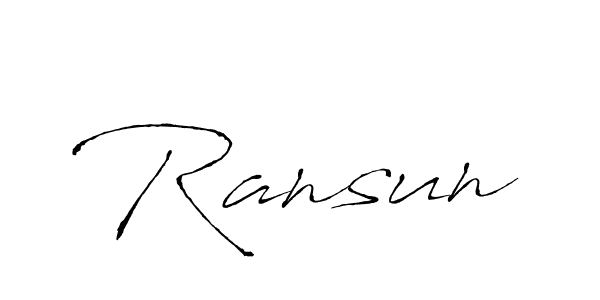 Make a short Ransun signature style. Manage your documents anywhere anytime using Antro_Vectra. Create and add eSignatures, submit forms, share and send files easily. Ransun signature style 6 images and pictures png