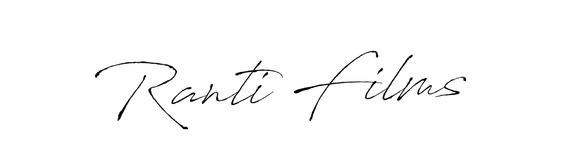 How to Draw Ranti Films signature style? Antro_Vectra is a latest design signature styles for name Ranti Films. Ranti Films signature style 6 images and pictures png