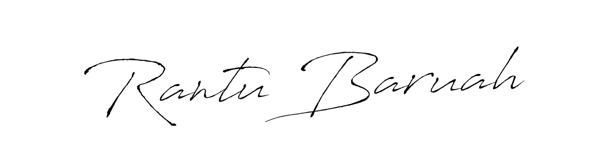 Make a short Rantu Baruah signature style. Manage your documents anywhere anytime using Antro_Vectra. Create and add eSignatures, submit forms, share and send files easily. Rantu Baruah signature style 6 images and pictures png