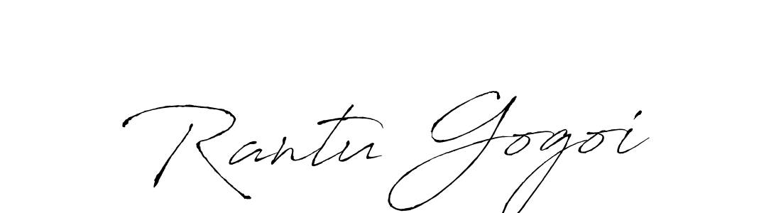 Antro_Vectra is a professional signature style that is perfect for those who want to add a touch of class to their signature. It is also a great choice for those who want to make their signature more unique. Get Rantu Gogoi name to fancy signature for free. Rantu Gogoi signature style 6 images and pictures png
