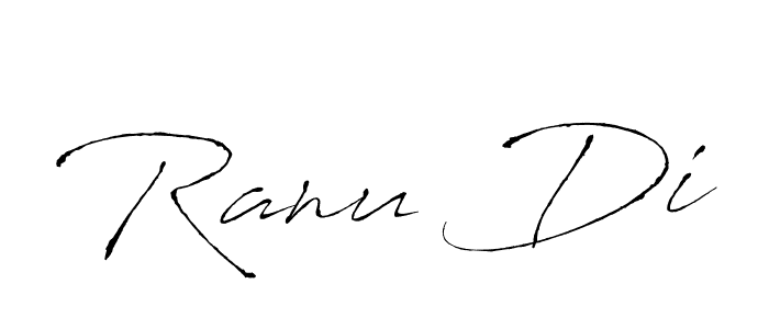 Antro_Vectra is a professional signature style that is perfect for those who want to add a touch of class to their signature. It is also a great choice for those who want to make their signature more unique. Get Ranu Di name to fancy signature for free. Ranu Di signature style 6 images and pictures png