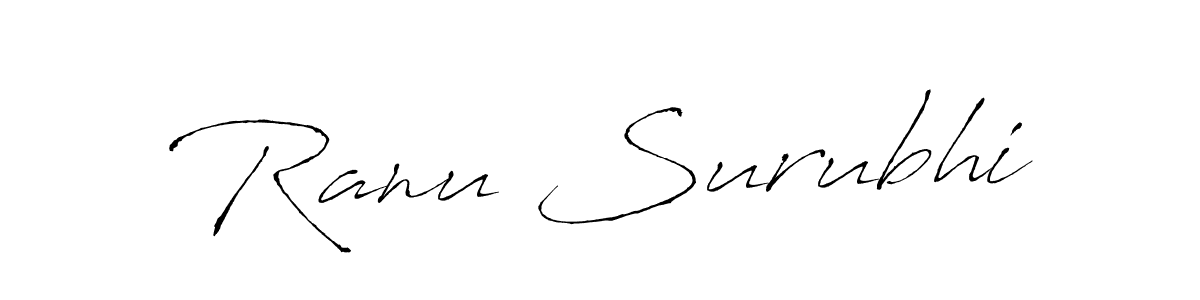 Here are the top 10 professional signature styles for the name Ranu Surubhi. These are the best autograph styles you can use for your name. Ranu Surubhi signature style 6 images and pictures png
