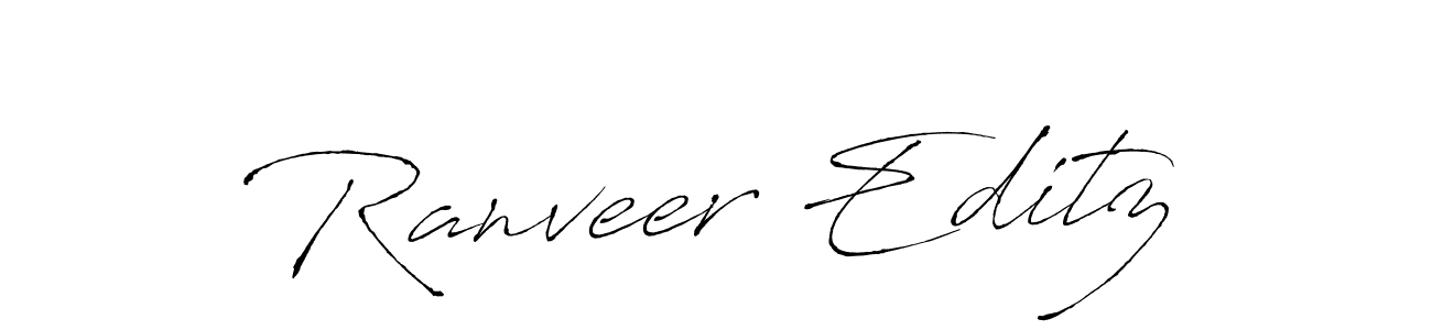 It looks lik you need a new signature style for name Ranveer Editz. Design unique handwritten (Antro_Vectra) signature with our free signature maker in just a few clicks. Ranveer Editz signature style 6 images and pictures png