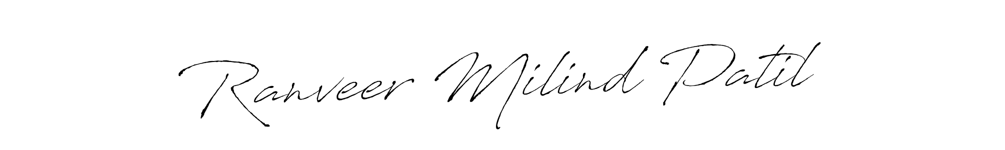 You should practise on your own different ways (Antro_Vectra) to write your name (Ranveer Milind Patil) in signature. don't let someone else do it for you. Ranveer Milind Patil signature style 6 images and pictures png
