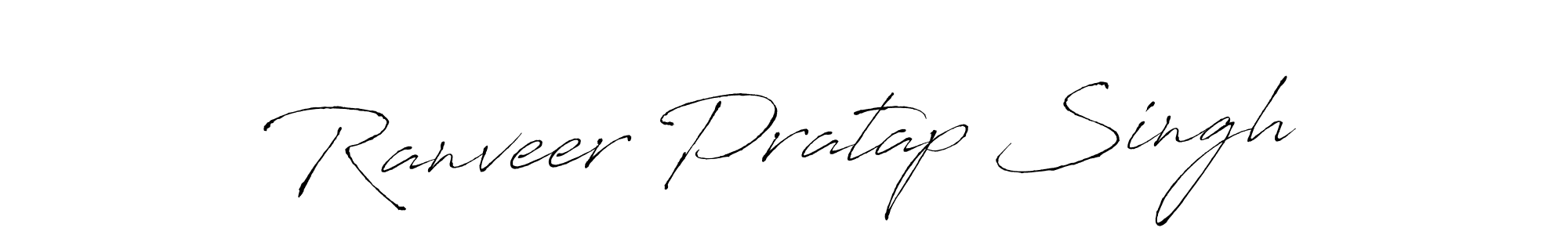 Make a beautiful signature design for name Ranveer Pratap Singh. With this signature (Antro_Vectra) style, you can create a handwritten signature for free. Ranveer Pratap Singh signature style 6 images and pictures png