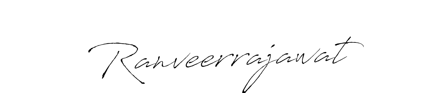 Make a beautiful signature design for name Ranveerrajawat. With this signature (Antro_Vectra) style, you can create a handwritten signature for free. Ranveerrajawat signature style 6 images and pictures png