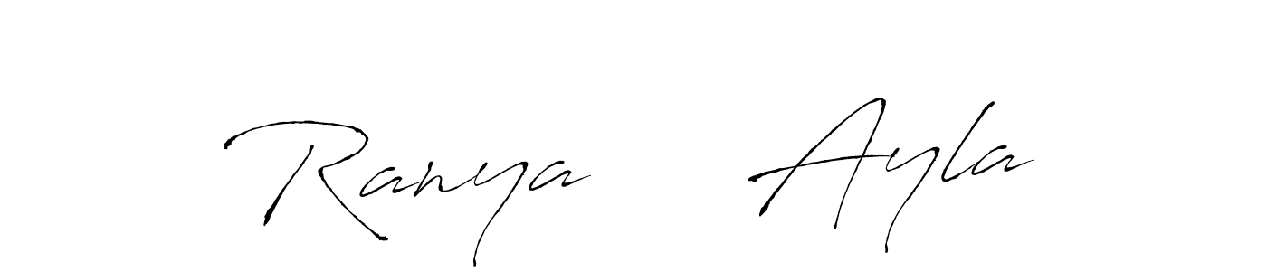 How to make Ranya     Ayla signature? Antro_Vectra is a professional autograph style. Create handwritten signature for Ranya     Ayla name. Ranya     Ayla signature style 6 images and pictures png