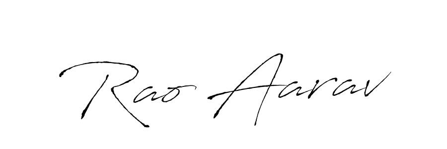 Create a beautiful signature design for name Rao Aarav. With this signature (Antro_Vectra) fonts, you can make a handwritten signature for free. Rao Aarav signature style 6 images and pictures png