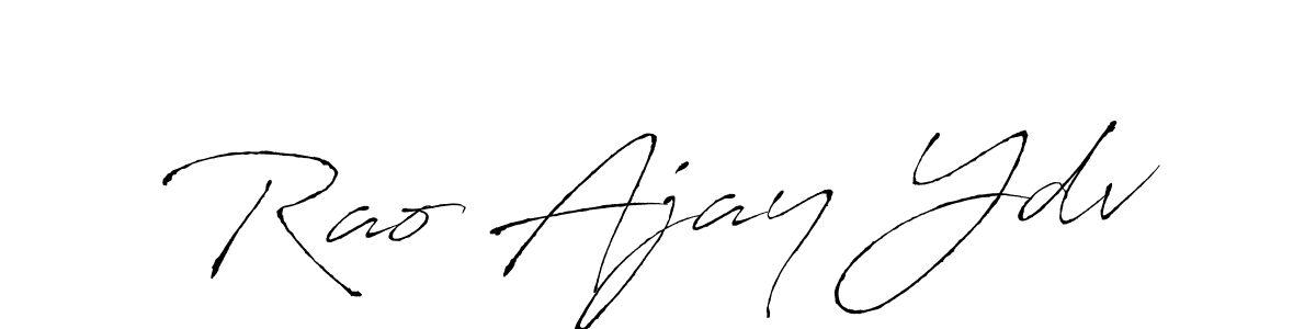 It looks lik you need a new signature style for name Rao Ajay Ydv. Design unique handwritten (Antro_Vectra) signature with our free signature maker in just a few clicks. Rao Ajay Ydv signature style 6 images and pictures png