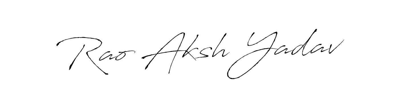 This is the best signature style for the Rao Aksh Yadav name. Also you like these signature font (Antro_Vectra). Mix name signature. Rao Aksh Yadav signature style 6 images and pictures png
