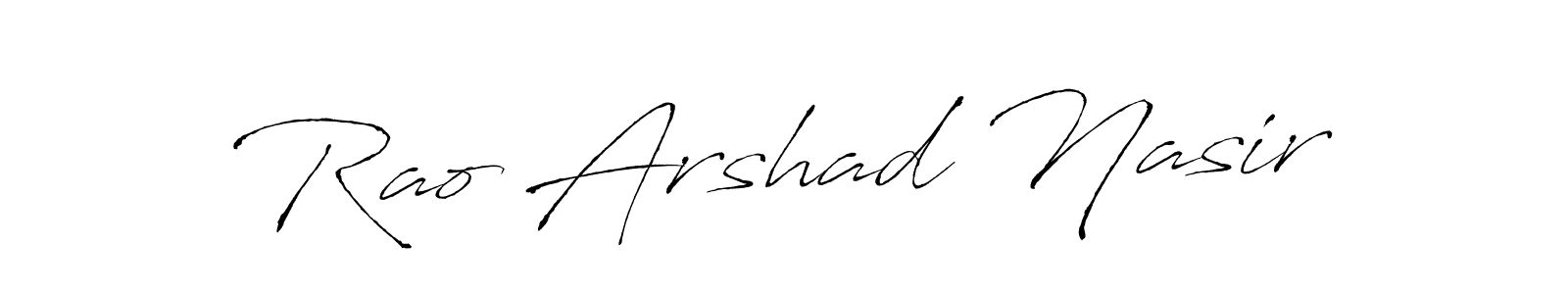 Make a short Rao Arshad Nasir signature style. Manage your documents anywhere anytime using Antro_Vectra. Create and add eSignatures, submit forms, share and send files easily. Rao Arshad Nasir signature style 6 images and pictures png