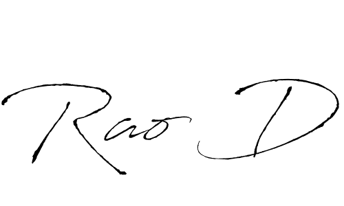 Make a beautiful signature design for name Rao D. Use this online signature maker to create a handwritten signature for free. Rao D signature style 6 images and pictures png