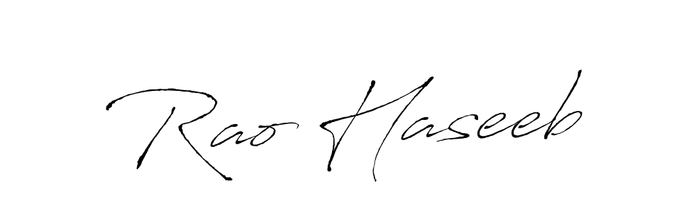 Design your own signature with our free online signature maker. With this signature software, you can create a handwritten (Antro_Vectra) signature for name Rao Haseeb. Rao Haseeb signature style 6 images and pictures png