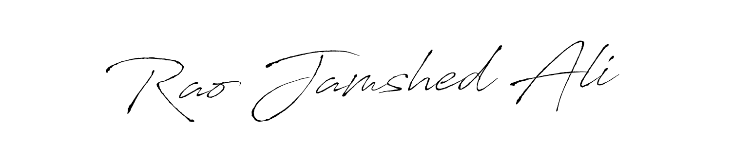 Rao Jamshed Ali stylish signature style. Best Handwritten Sign (Antro_Vectra) for my name. Handwritten Signature Collection Ideas for my name Rao Jamshed Ali. Rao Jamshed Ali signature style 6 images and pictures png