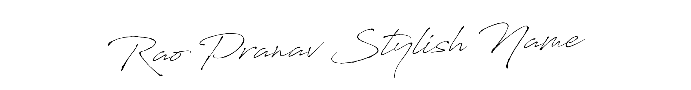 Use a signature maker to create a handwritten signature online. With this signature software, you can design (Antro_Vectra) your own signature for name Rao Pranav Stylish Name. Rao Pranav Stylish Name signature style 6 images and pictures png