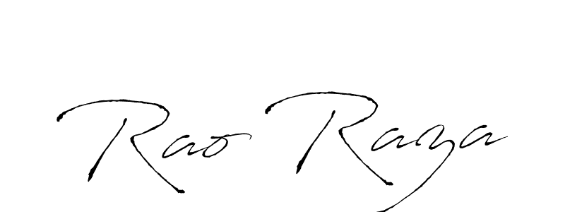 How to make Rao Raza name signature. Use Antro_Vectra style for creating short signs online. This is the latest handwritten sign. Rao Raza signature style 6 images and pictures png