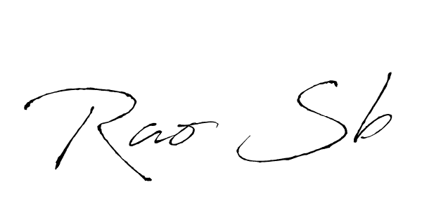 Best and Professional Signature Style for Rao Sb. Antro_Vectra Best Signature Style Collection. Rao Sb signature style 6 images and pictures png