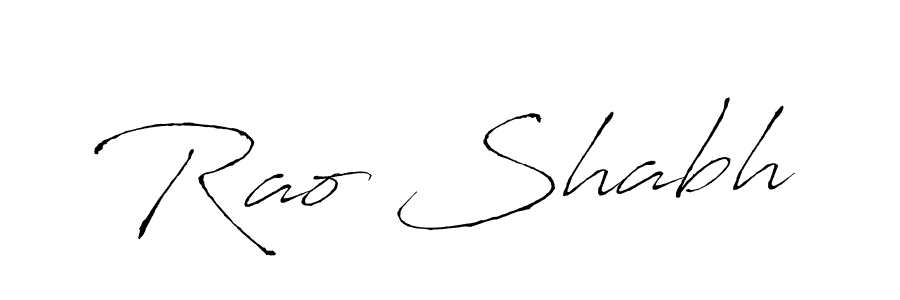 Antro_Vectra is a professional signature style that is perfect for those who want to add a touch of class to their signature. It is also a great choice for those who want to make their signature more unique. Get Rao Shabh name to fancy signature for free. Rao Shabh signature style 6 images and pictures png