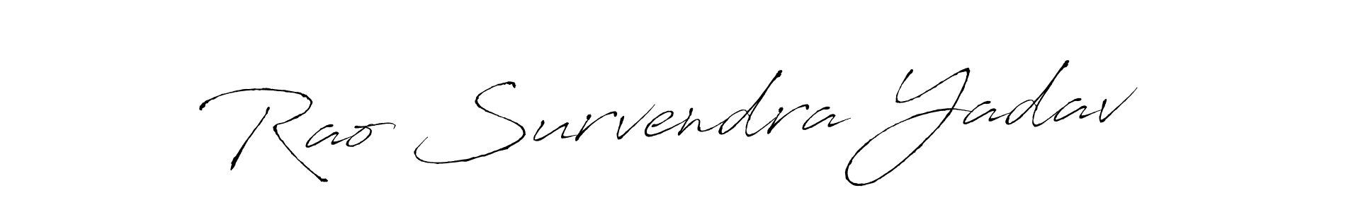 Once you've used our free online signature maker to create your best signature Antro_Vectra style, it's time to enjoy all of the benefits that Rao Survendra Yadav name signing documents. Rao Survendra Yadav signature style 6 images and pictures png