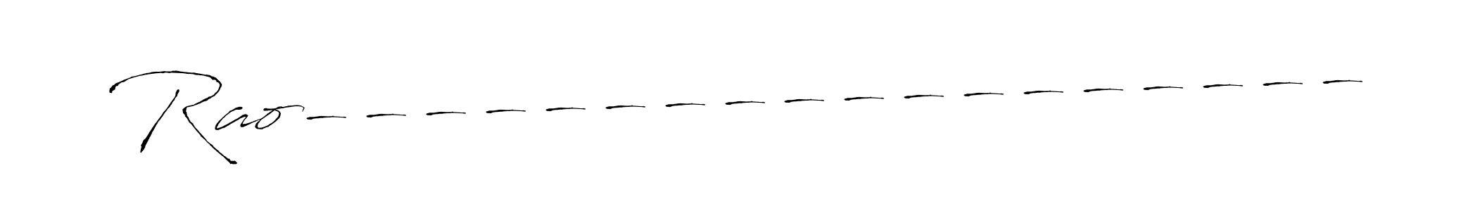 Design your own signature with our free online signature maker. With this signature software, you can create a handwritten (Antro_Vectra) signature for name Rao------------------. Rao------------------ signature style 6 images and pictures png