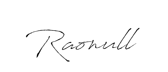 This is the best signature style for the Raonull name. Also you like these signature font (Antro_Vectra). Mix name signature. Raonull signature style 6 images and pictures png