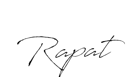 Make a beautiful signature design for name Rapat. With this signature (Antro_Vectra) style, you can create a handwritten signature for free. Rapat signature style 6 images and pictures png