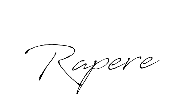 Design your own signature with our free online signature maker. With this signature software, you can create a handwritten (Antro_Vectra) signature for name Rapere. Rapere signature style 6 images and pictures png