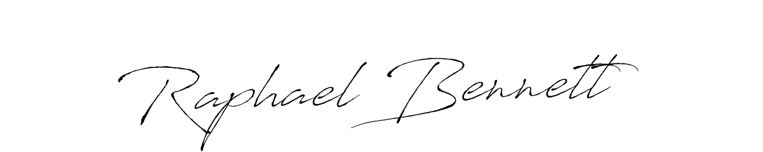 Design your own signature with our free online signature maker. With this signature software, you can create a handwritten (Antro_Vectra) signature for name Raphael Bennett. Raphael Bennett signature style 6 images and pictures png