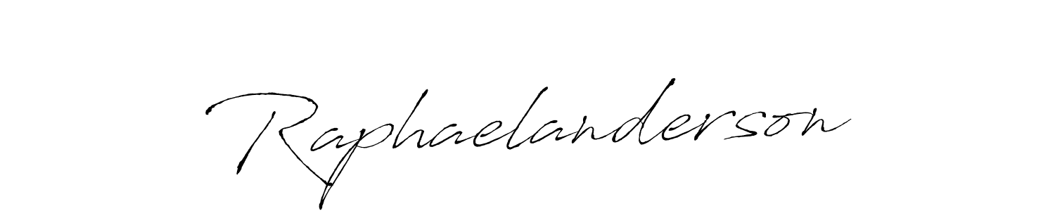 Design your own signature with our free online signature maker. With this signature software, you can create a handwritten (Antro_Vectra) signature for name Raphaelanderson. Raphaelanderson signature style 6 images and pictures png