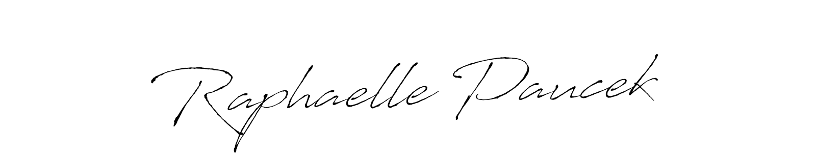 Make a beautiful signature design for name Raphaelle Paucek. With this signature (Antro_Vectra) style, you can create a handwritten signature for free. Raphaelle Paucek signature style 6 images and pictures png