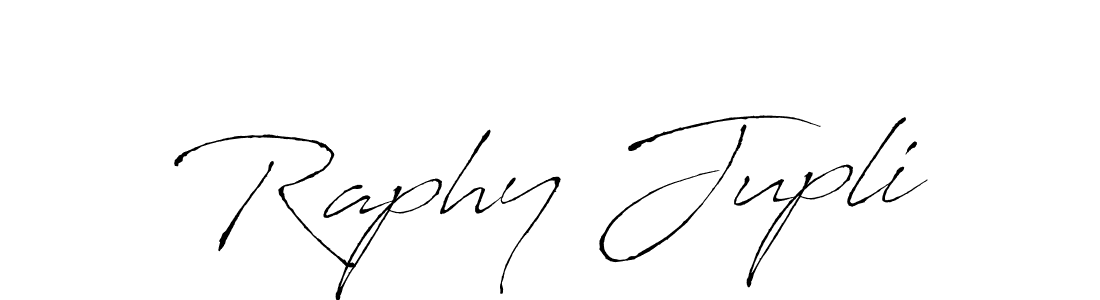 Design your own signature with our free online signature maker. With this signature software, you can create a handwritten (Antro_Vectra) signature for name Raphy Jupli. Raphy Jupli signature style 6 images and pictures png