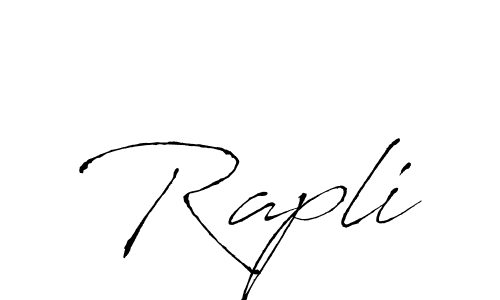 You should practise on your own different ways (Antro_Vectra) to write your name (Rapli) in signature. don't let someone else do it for you. Rapli signature style 6 images and pictures png