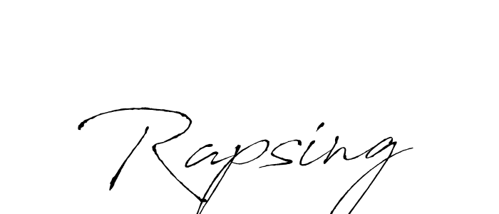 You should practise on your own different ways (Antro_Vectra) to write your name (Rapsing) in signature. don't let someone else do it for you. Rapsing signature style 6 images and pictures png