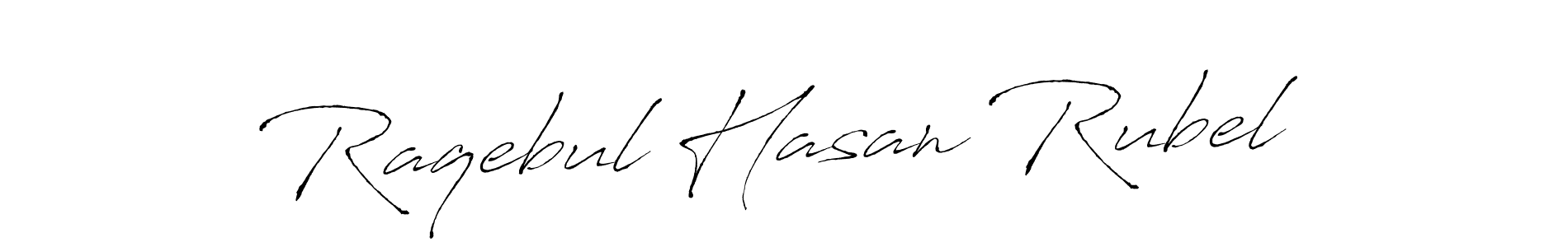 Create a beautiful signature design for name Raqebul Hasan Rubel. With this signature (Antro_Vectra) fonts, you can make a handwritten signature for free. Raqebul Hasan Rubel signature style 6 images and pictures png