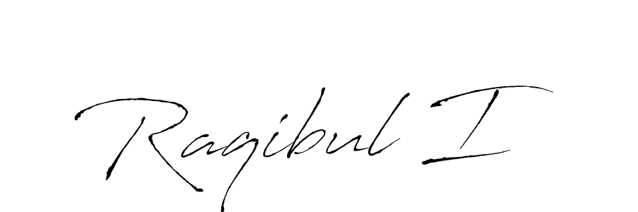 How to make Raqibul I name signature. Use Antro_Vectra style for creating short signs online. This is the latest handwritten sign. Raqibul I signature style 6 images and pictures png