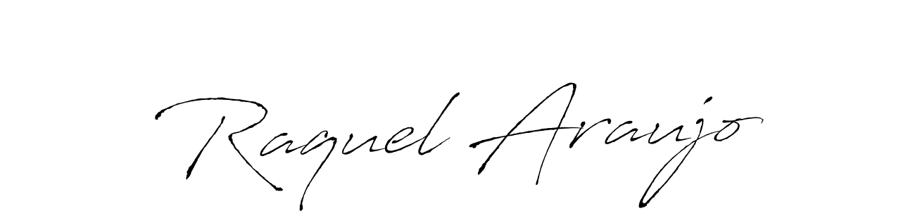 Create a beautiful signature design for name Raquel Araujo. With this signature (Antro_Vectra) fonts, you can make a handwritten signature for free. Raquel Araujo signature style 6 images and pictures png