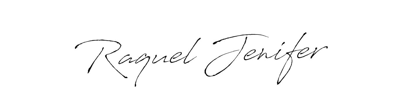 This is the best signature style for the Raquel Jenifer name. Also you like these signature font (Antro_Vectra). Mix name signature. Raquel Jenifer signature style 6 images and pictures png