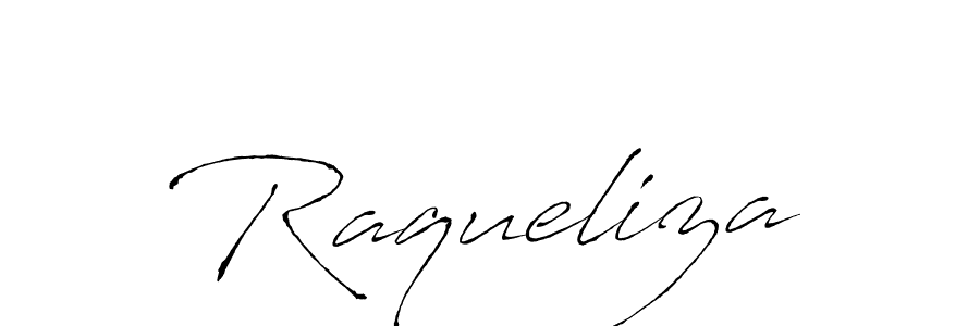 Create a beautiful signature design for name Raqueliza. With this signature (Antro_Vectra) fonts, you can make a handwritten signature for free. Raqueliza signature style 6 images and pictures png