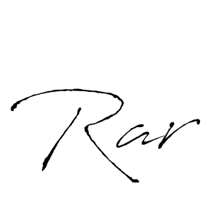 How to Draw Rar signature style? Antro_Vectra is a latest design signature styles for name Rar. Rar signature style 6 images and pictures png