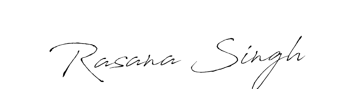 How to make Rasana Singh name signature. Use Antro_Vectra style for creating short signs online. This is the latest handwritten sign. Rasana Singh signature style 6 images and pictures png