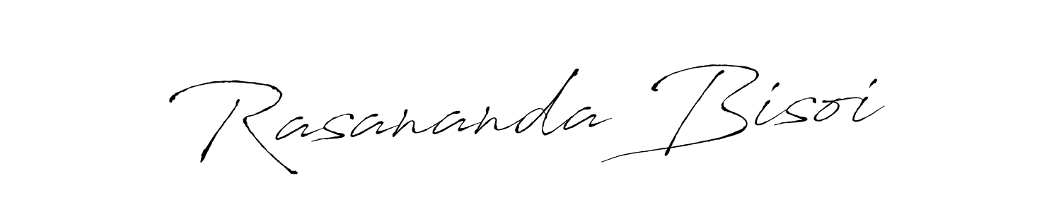 Antro_Vectra is a professional signature style that is perfect for those who want to add a touch of class to their signature. It is also a great choice for those who want to make their signature more unique. Get Rasananda Bisoi name to fancy signature for free. Rasananda Bisoi signature style 6 images and pictures png