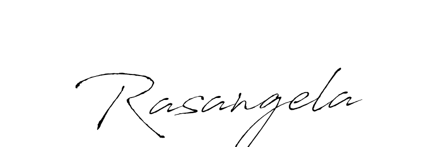 Make a beautiful signature design for name Rasangela. With this signature (Antro_Vectra) style, you can create a handwritten signature for free. Rasangela signature style 6 images and pictures png