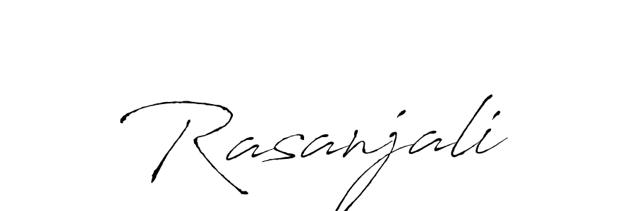 How to make Rasanjali name signature. Use Antro_Vectra style for creating short signs online. This is the latest handwritten sign. Rasanjali signature style 6 images and pictures png