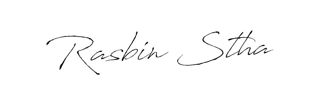 It looks lik you need a new signature style for name Rasbin Stha. Design unique handwritten (Antro_Vectra) signature with our free signature maker in just a few clicks. Rasbin Stha signature style 6 images and pictures png