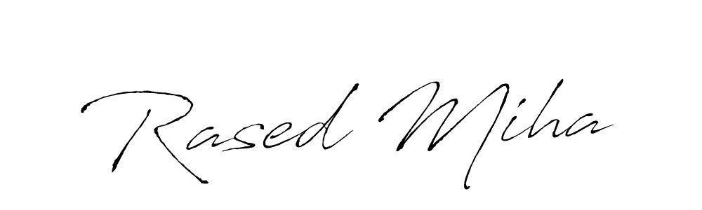 It looks lik you need a new signature style for name Rased Miha. Design unique handwritten (Antro_Vectra) signature with our free signature maker in just a few clicks. Rased Miha signature style 6 images and pictures png