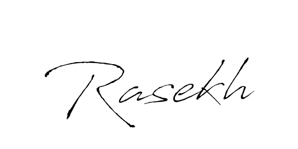 Use a signature maker to create a handwritten signature online. With this signature software, you can design (Antro_Vectra) your own signature for name Rasekh. Rasekh signature style 6 images and pictures png