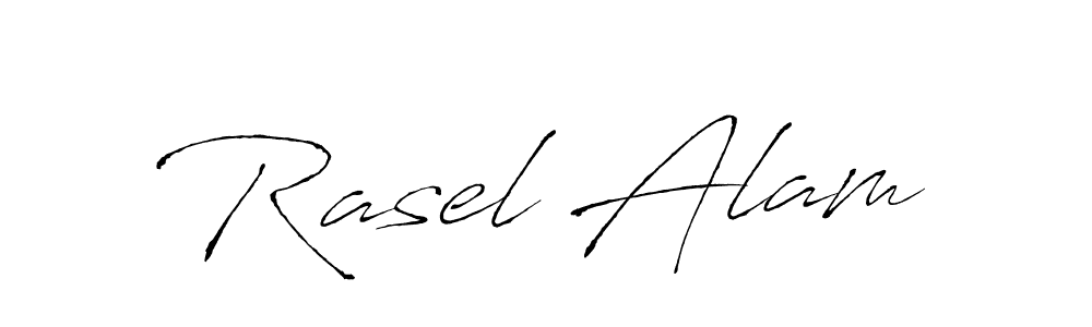 Design your own signature with our free online signature maker. With this signature software, you can create a handwritten (Antro_Vectra) signature for name Rasel Alam. Rasel Alam signature style 6 images and pictures png